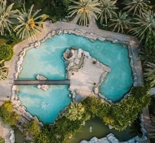 Top view on tropical resort in Turkey